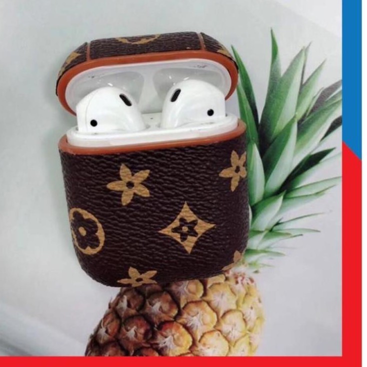 HOT HOT  Bọc ốp bao da bảo vệ tai nghe Airpod 1 / 2 / 3 Pro Da Sần Thương Hiệu LV, GUCCI