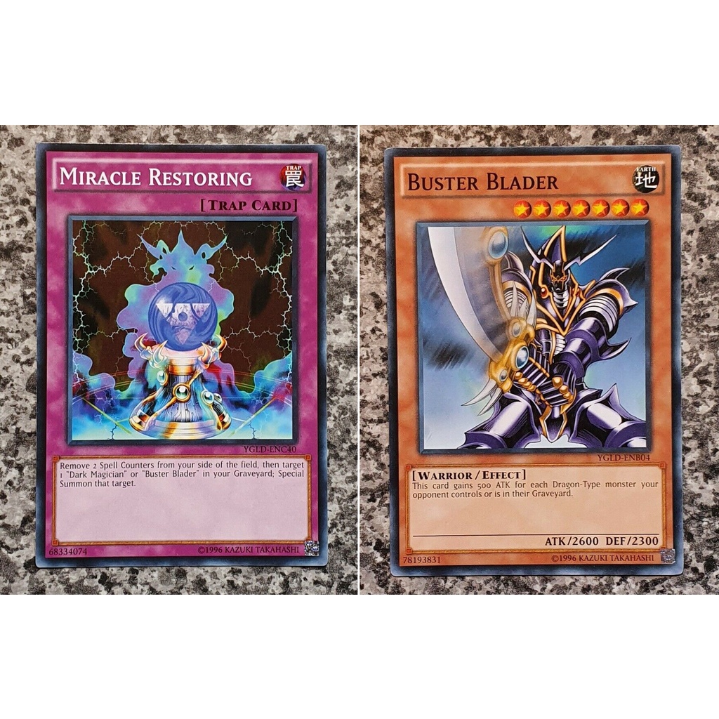 Bài Yugioh - Combo Buster Blader + Miracle Restoring # Kiếm Sĩ Diệt Rồng + Ma Pháp Triệu Hồi