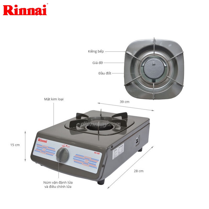 Bếp gas đơn Rinnai RV-150