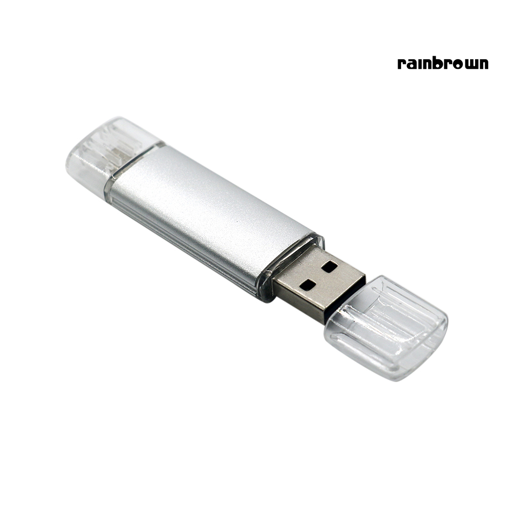 USB Disk USB 2.0 16G Capacity Zinc Alloy Fast Speed OTG Function U Disk for Computer /RXDN/