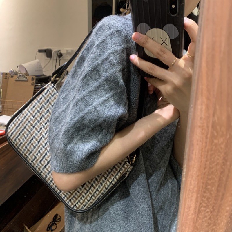 Túi kẻ đeo vai - Jenny Bag