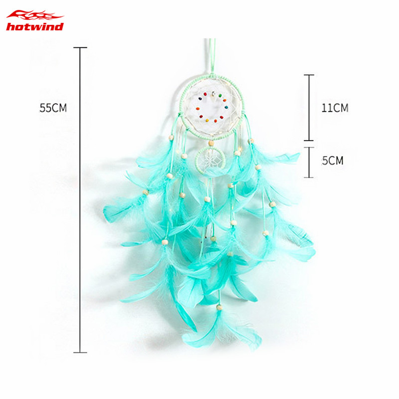 Vòng Lưới Bắt Giấc Mơ Có Đèn LED Treo Trang Trí Đẹp Mắt
