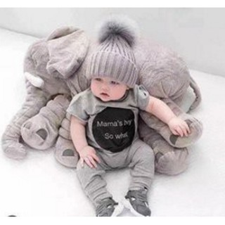 Gối ôm hình voi cho bé 2019