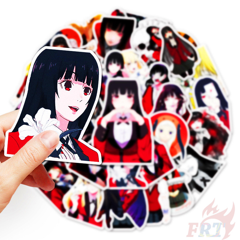 Bộ 50 Hình Dán Nhân Vật Hoạt Hình Nhật Bản Kakegurui - Series 07