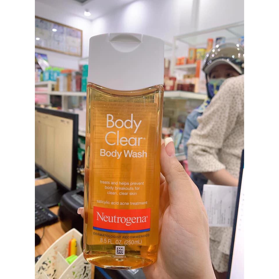 Sữa Tắm Sạch Mụn Lưng Neutrogena Body Clear Body Wash 250ml