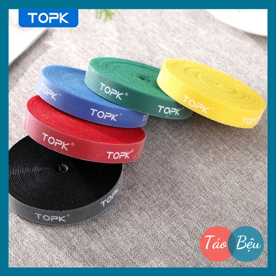 Băng Dán Dính Gai Dây Điện Dây Cáp Đa Năng Cuốn Gọn Dây Cáp Dây Điện Tai Nghe