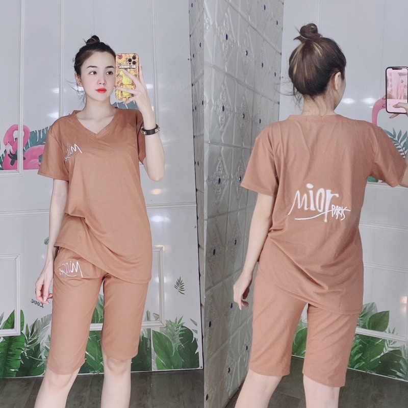 ❤️[KHAI TRƯƠNG BÁN GIÁ VỐN] Đồ bộ thun cotton mặc nhà, đồ bộ nữ đẹp chất liệu thun cotton co giãn 4 chiều