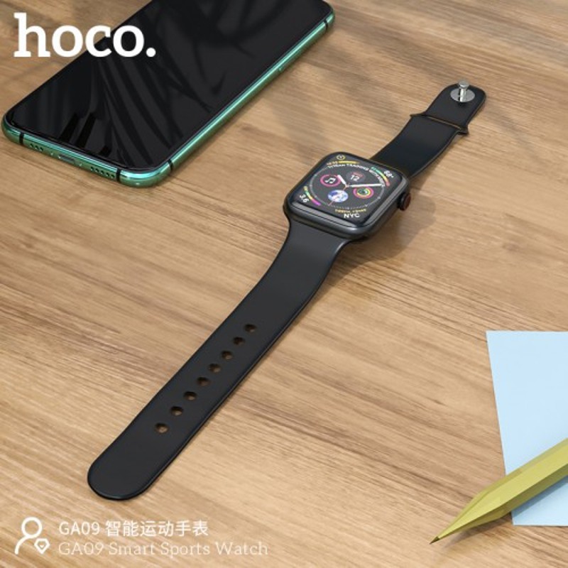 Đồng hồ thông minh Hoco Y1/GA09 kết nối Bluetooth hỗ trợ nghe gọi, theo dõi sức khỏe, thể thao, chống nước, cảm ứng