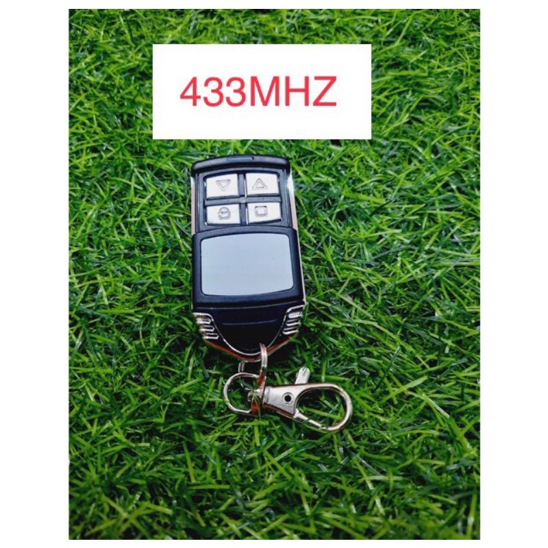 Điều khiển cửa cuốn thông minh học lệnh tần số 433mhz ( mẫu mới inox , chống nước )