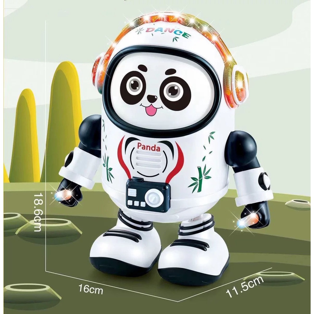 Đồ Chơi Trẻ Em Chú Gấu Trúc Dance Biết Phát Sáng Và Nhảy Múa Theo Nhạc