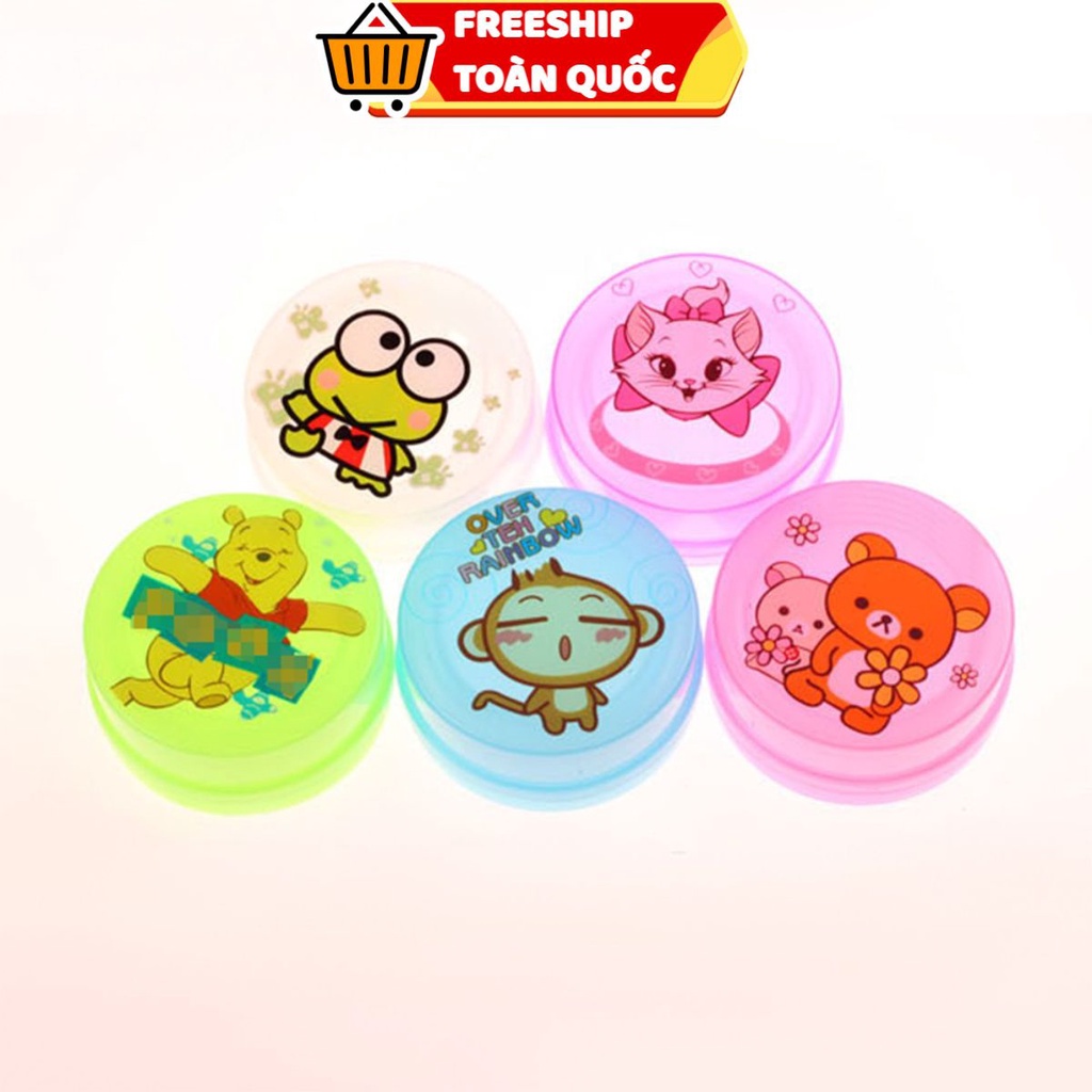 (Video Review) Bán Sỉ Cốc Uống Nước Nhựa Xếp Gấp Gọn Có Nắp Đậy HOẠT HÌNH ACN1276