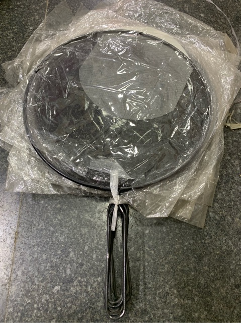 Nắp đậy chảo lưới không bắn 2 loại núm và tay cầm 28cm | BigBuy360 - bigbuy360.vn