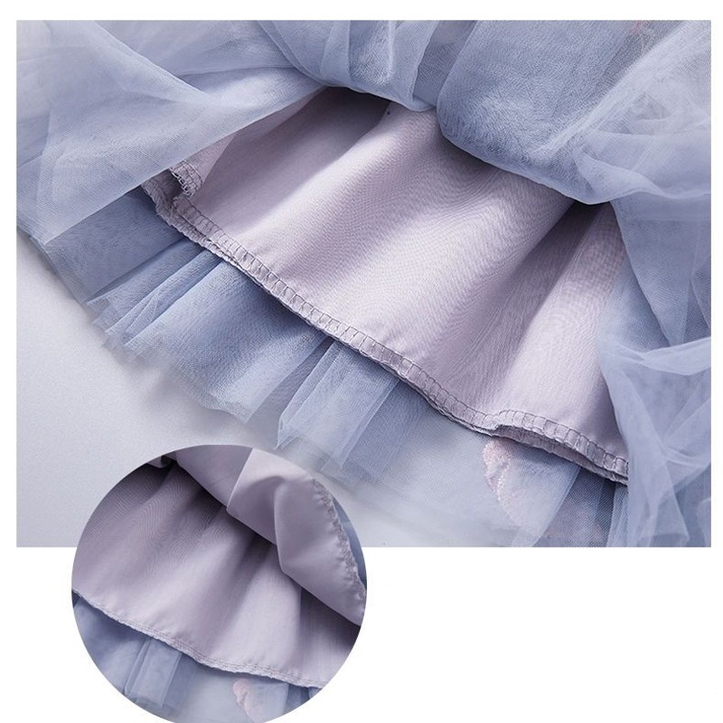 Chân Váy Xòe Công Chúa Phong Cách Hàn Quốc Cho Bé Gái