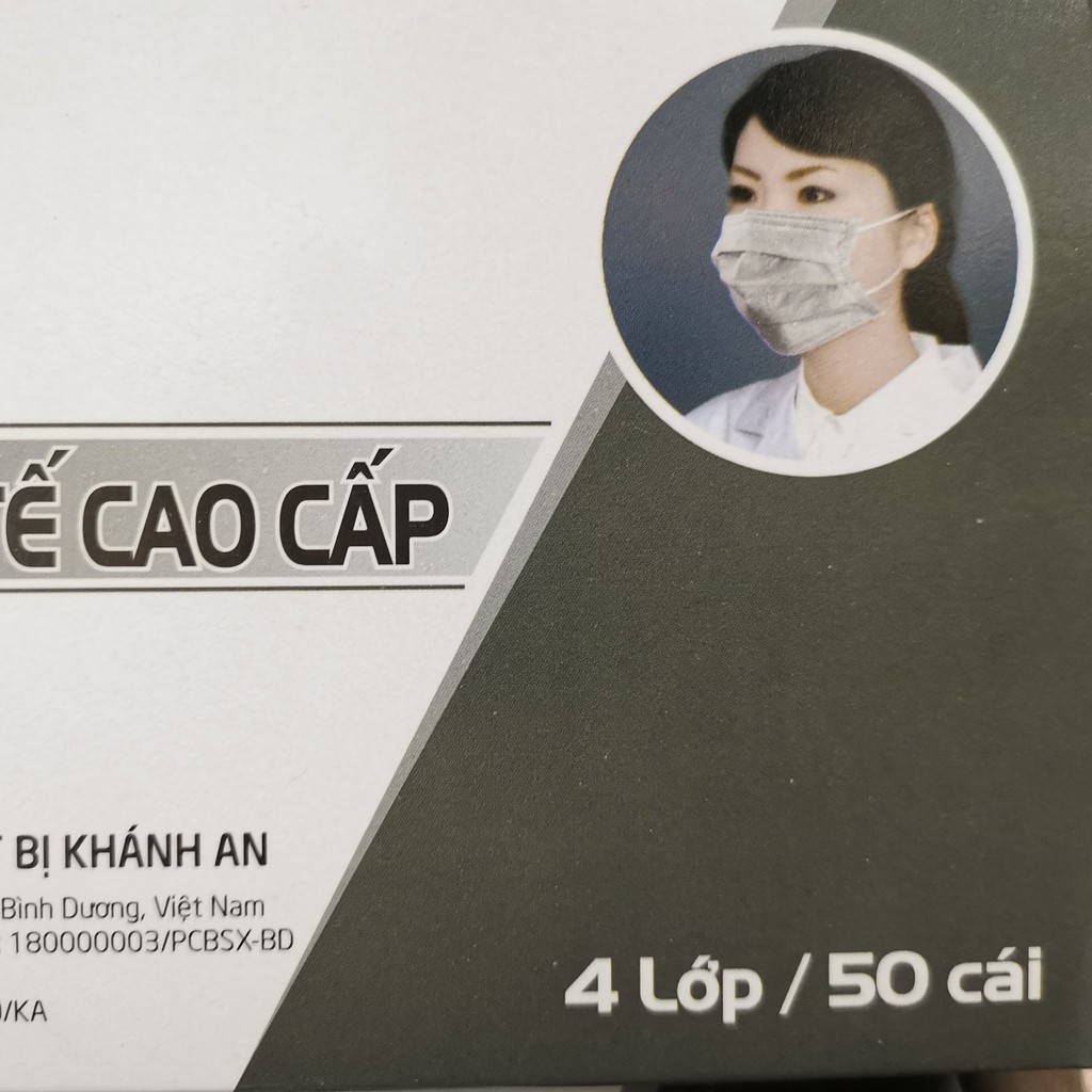 50Cái Khẩu trang y tế [ KHÁNH AN] - 4 LỚP