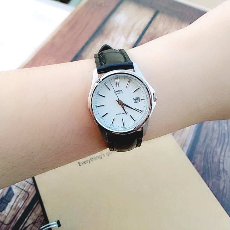 Đồng hồ nữ dây da Casio chính hãng Anh Khuê LTP-1183E-7ADF