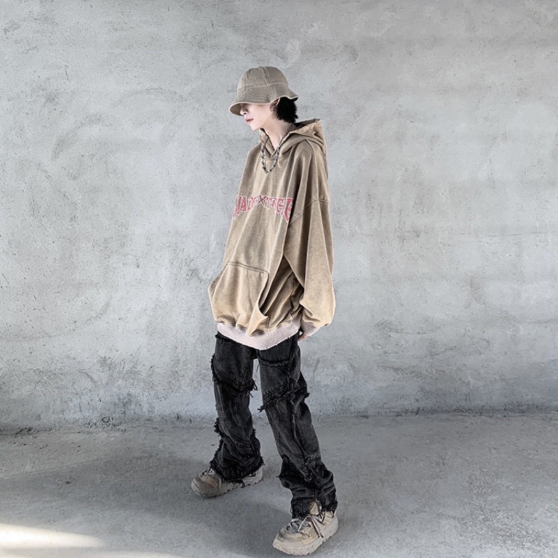 Áo hoodie wash JOC oversize Brokeboiz hình in thánh giá chính hãng Made Extreme