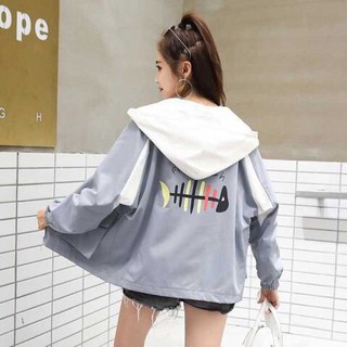 Áo Khoác Kaki Túi Hộp Hình Xương Cá