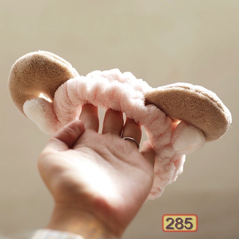 Băng Đô Cừu 3D Vải Nhung Mềm Mại