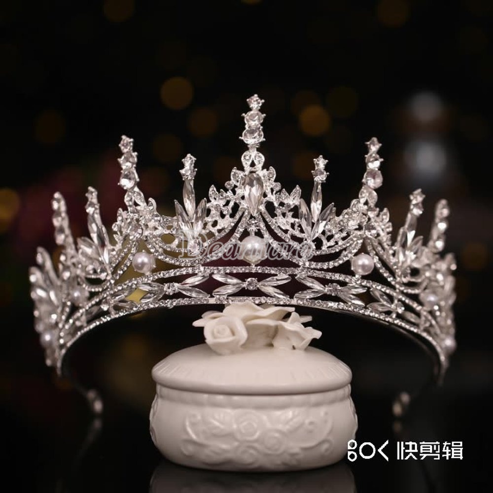 Cài Tóc Hình Vương Miện Đính Đá Thời Trang