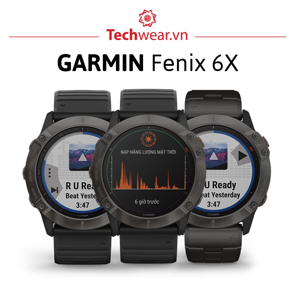 Đồng hồ thể thao Garmin Fenix 6x Saphiare - hàng chính hãng FPT bảo hành 12 tháng
