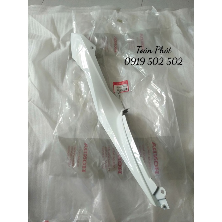 BỤNG TRƯỚC - ỐP SƯỜN TRÊN - BỤNG DÀI TRẮNG BÊN TRÁI - 64440K56N00RSW - SONIC 150R CHÍNH HÃNG HONDA INDONESIA