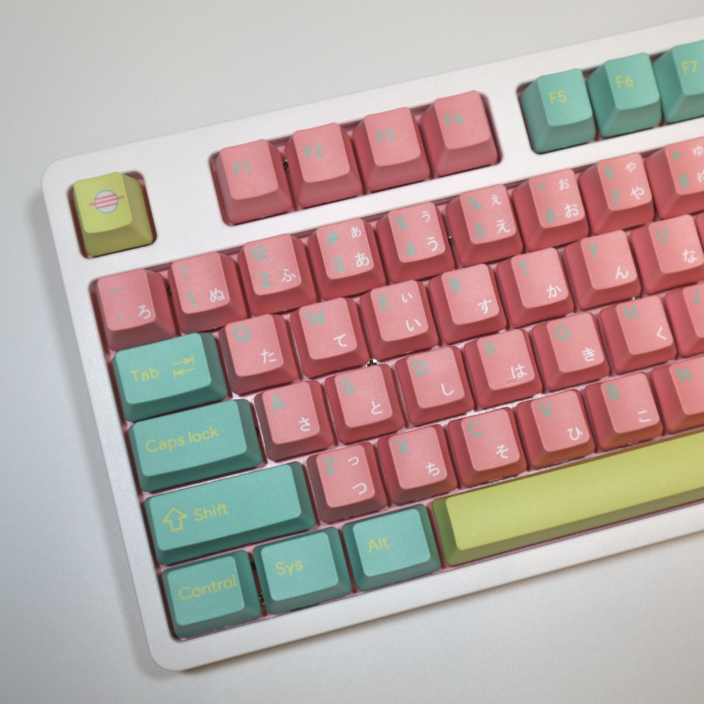 GMK kẹo Keycaps, 129 phím PBT Keycaps Cherry Profile DYE-SUB Cá nhân hóa GMK Keycaps cho bàn phím cơ