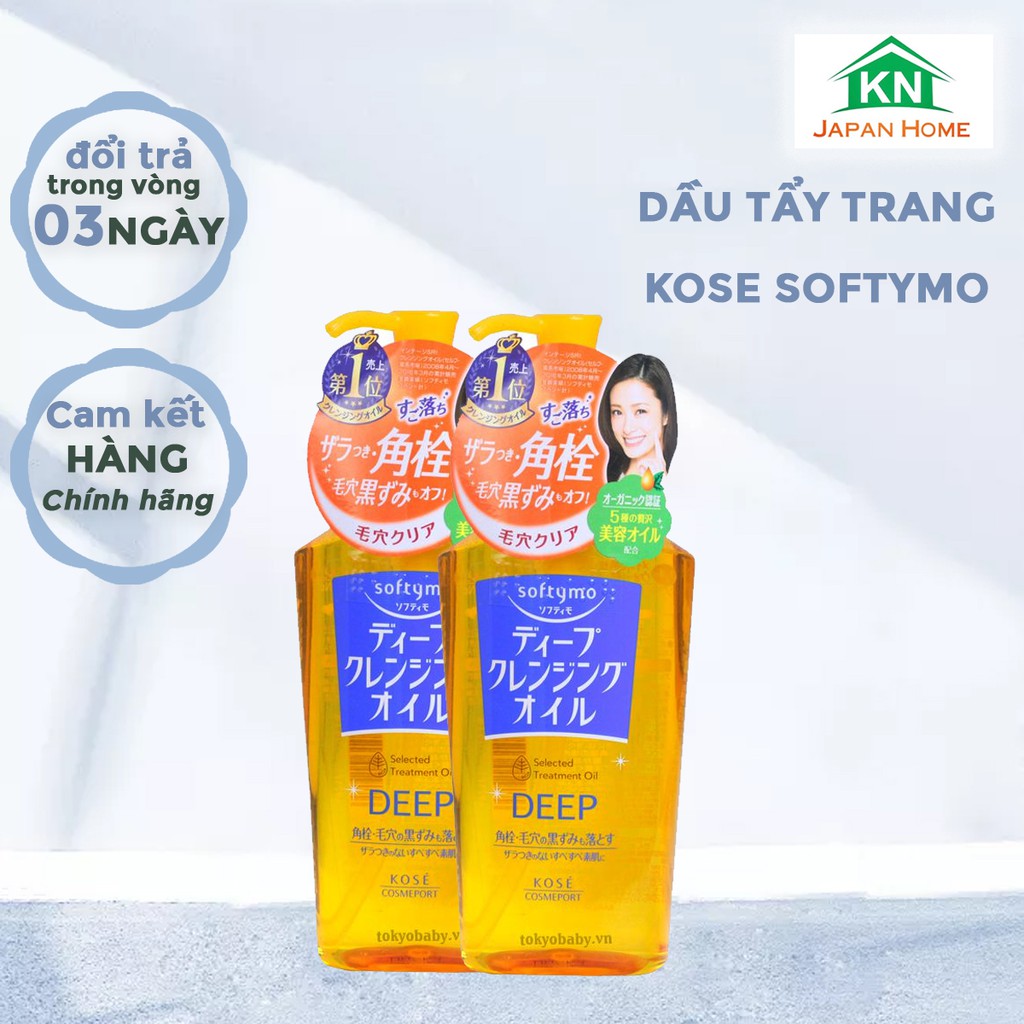 Dầu tẩy trang Kose Softymo Deep Cleansing Oilt 230ml