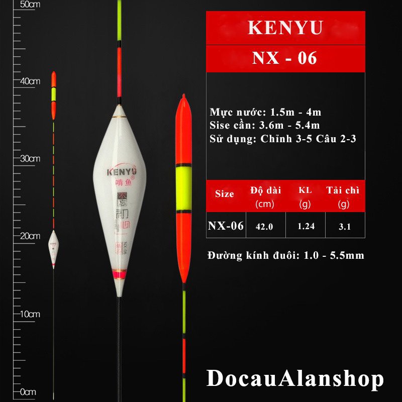 Phao câu đài nano tăm to KENYU