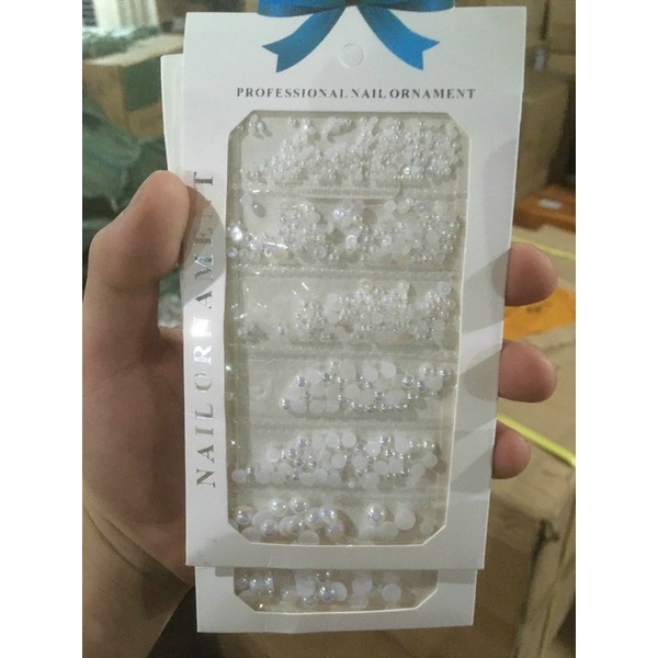 Set trai nửa đính móng làm nail