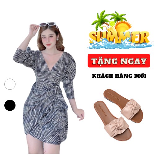 Đầm vải lụa Hàn Châu nhập khẩu cao cấp - DA003 | BigBuy360 - bigbuy360.vn