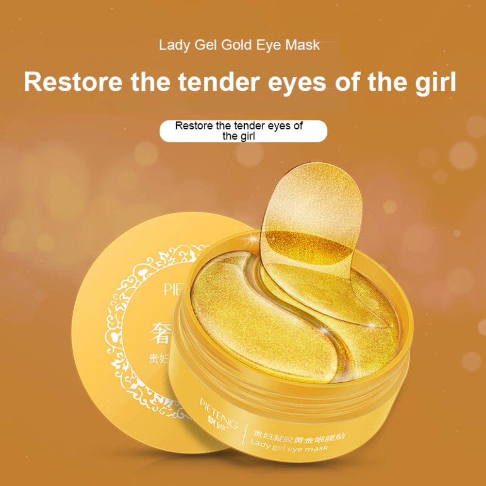ANNIES Mặt Nạ Mắt 60 Cái Vàng Dưỡng Ẩm Tảo Biển Pha Lê Collagen Tảo Đỏ Hyaluronic Acid Chống Lão Hóa Loại Bỏ Quầng Thâm