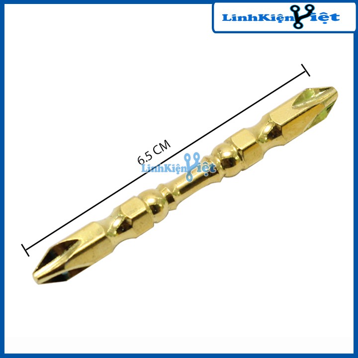 Hộp 10 Mũi Vặn Vít Mạ Vàng Cao Cấp