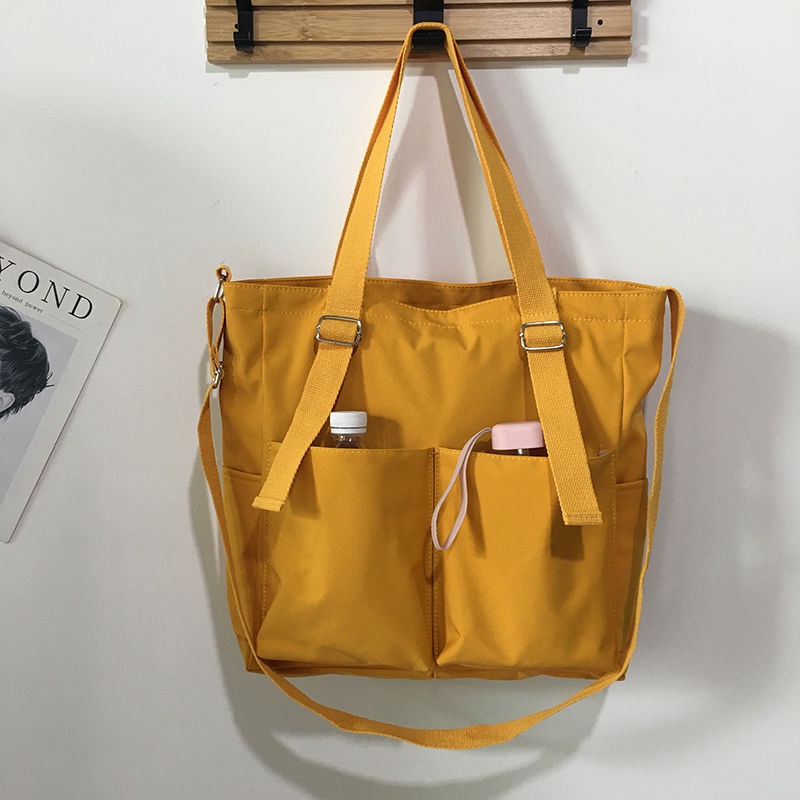 M97-Túi Xách Canvas Cỡ Lớn Chống Thấm Nước Phong Cách Hàn Quốc Cho Nữ