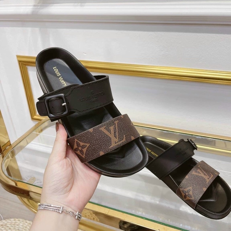 Dép lê mềm êm đế 2cm đi êm chân