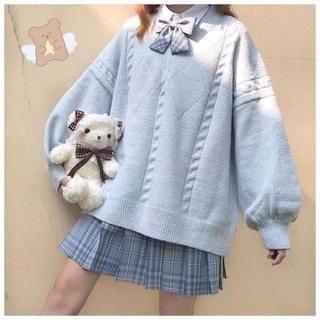 [Hot trend]🌈ÁO KHOÁC LEN JK PHONG CÁCH LOLITA