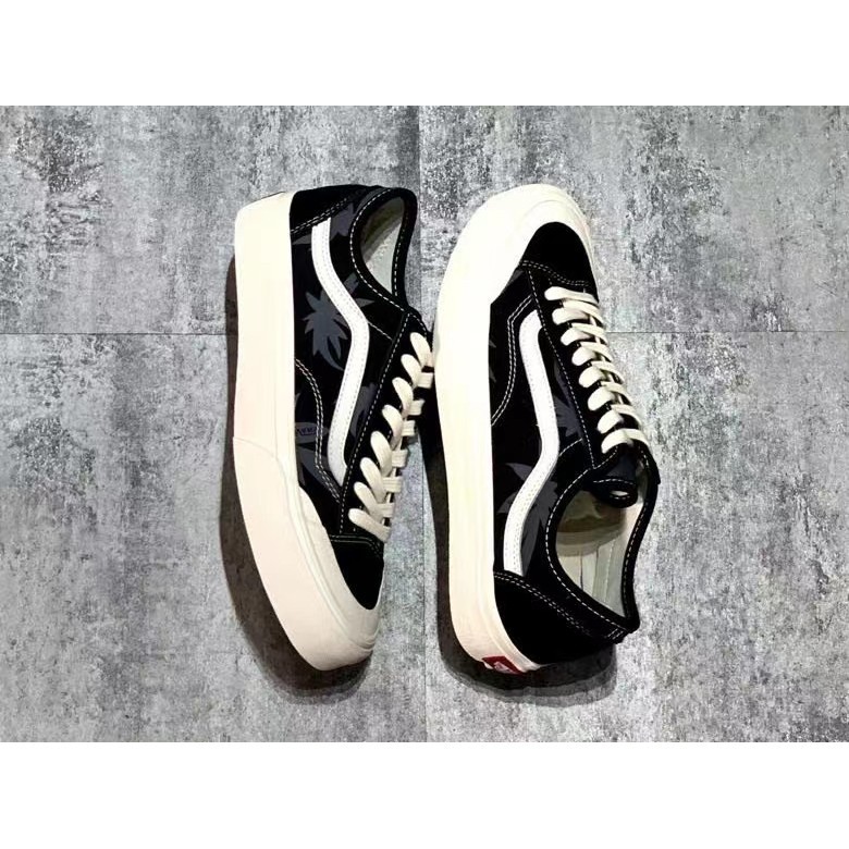 Giày ORDER Vans Style 36 Cecon SF half-moon Baotou black maple leaf chất lượng tốt nhất