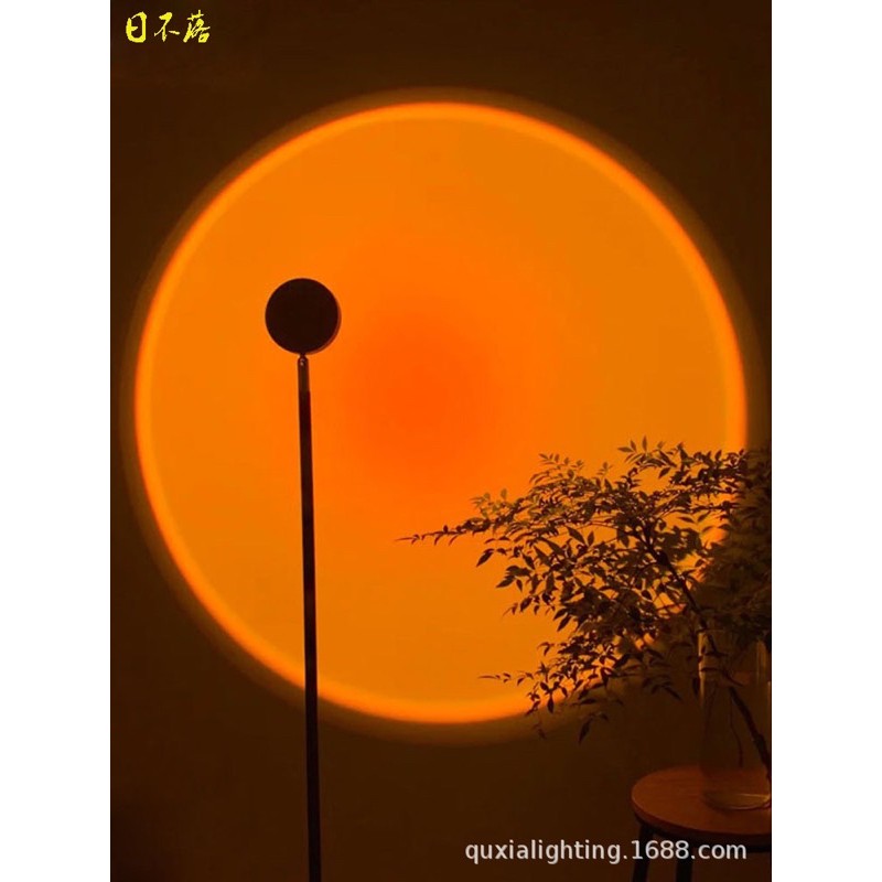 1.6m Đèn sunset Quay tiktok 10W, đèn chiếu hoàng hôn chụp hình, quay video decor ảo diệu