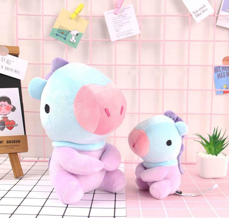Móc khóa hình búp bê BT21 nhồi bông dễ thương kích thước 20cm