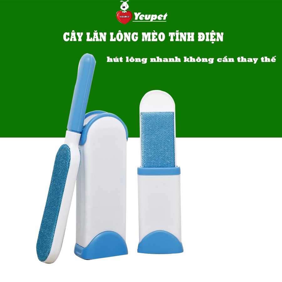 Cây lăn lông mèo làm sạch lông dính quần áo ,đệm,ga giường tiện lợi, kích thước 33x8 cm