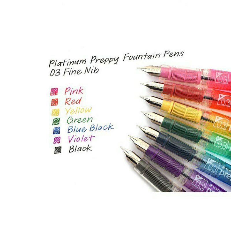 Bút Máy Nhật Bản Platinum Preppy F03 Cho Học Sinh cấp 1