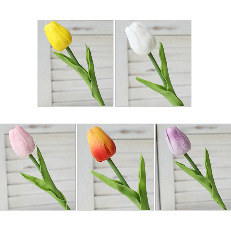 Hoa Tulip Nhân Tạo Dùng Để Trang Trí Nhà Cửa/Tiệc Cưới
