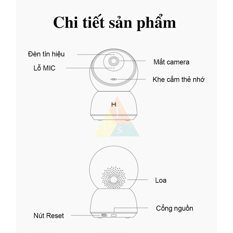 Camera Xiaomi Imilab 2k quay 360 Quốc tế - Camera Imilab A1 2k Bản quốc tế - IMILAB A1 Home Security Camera