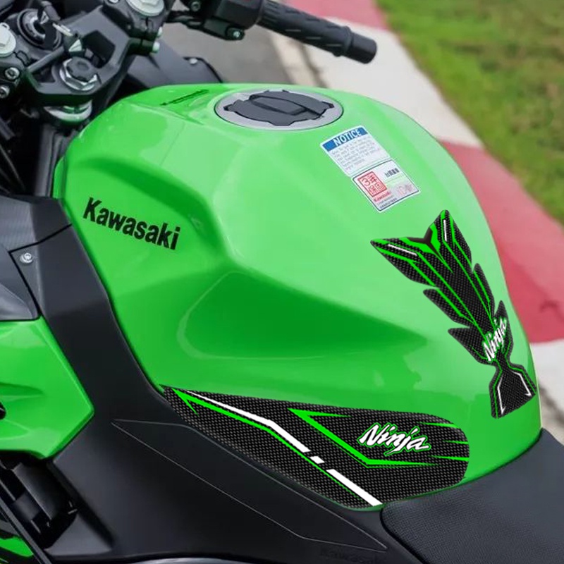 Miếng Dán Bảo Vệ Nắp Bình Xăng Xe Mô Tô kawasaki ninja 400 5d Bằng Sợi carbon Cao Cấp