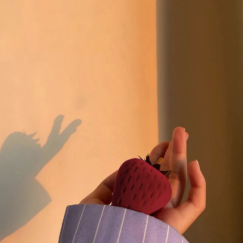 Giá Đỡ Trang Sức Hình Quả Dâu Tây Để Bàn Tiện Dụng