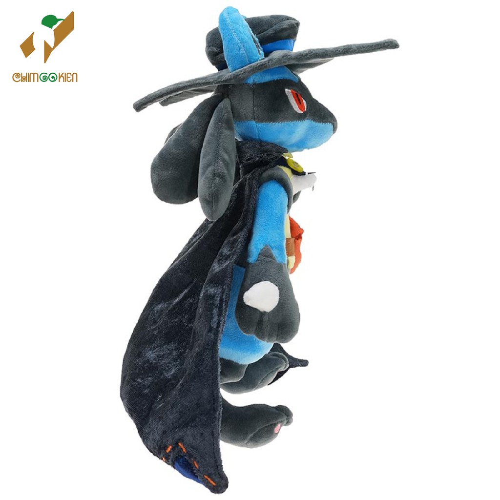 Gấu bông pokemon hiệp sĩ bóng đêm Lucario 30cm