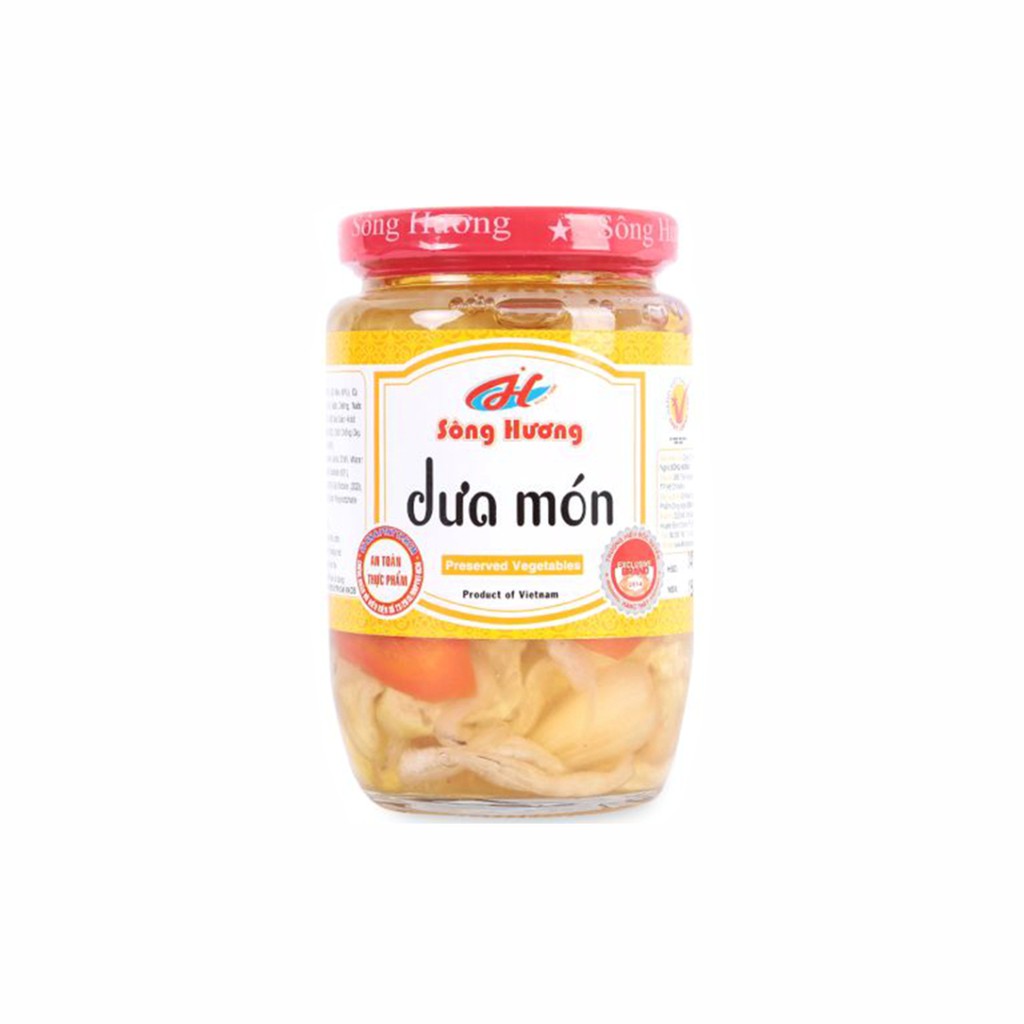 2 Hũ Dưa Món Sông Hương Foods Hũ 450g - Ăn kèm , bún , phở , mì tôm , thịt nướng , tốt tiêu hóa