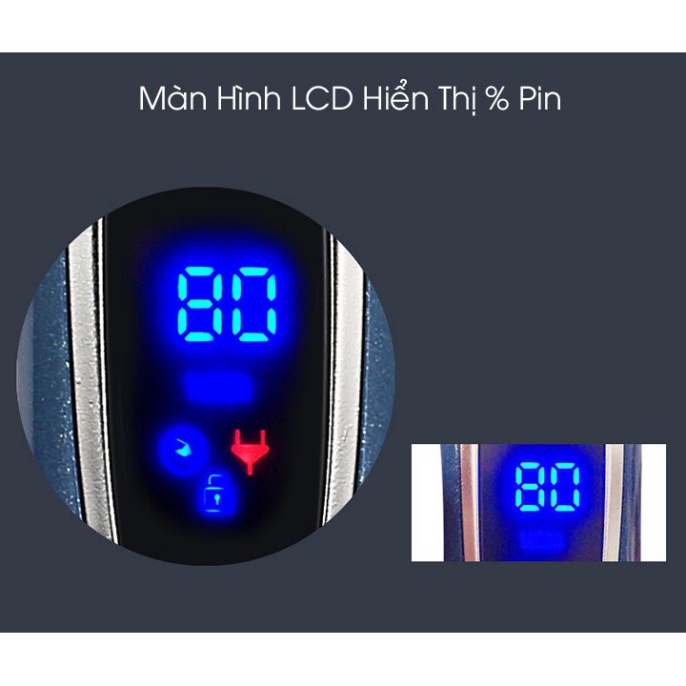 Tông Đơ Cắt Tóc KEMEI Km-1995 , Dòng Cao Cấp , Chuyên Nghiệp , Không Dây Tiện Dụng