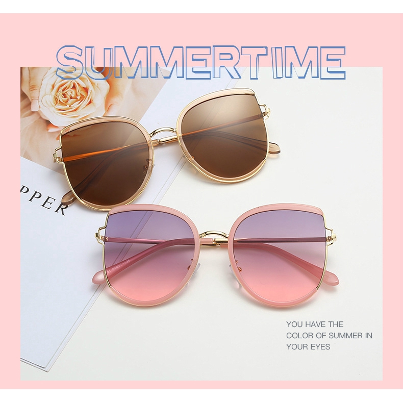 Kính mát thời trang gọng tròn cá tính cho nam và nữ