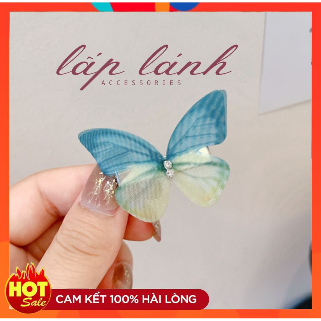 [Có sẵn] KẸP TÓC KẸP MÁI HÌNH BƯỚM 3D SANG CHẢNH DỄ THƯƠNG PHONG CÁCH HÀN QUỐC 213KMB01