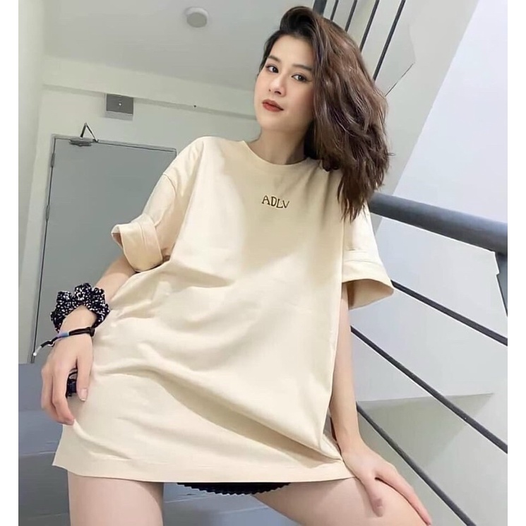 Áo phông be ADLV form nam nữ mặc đôi sp000135